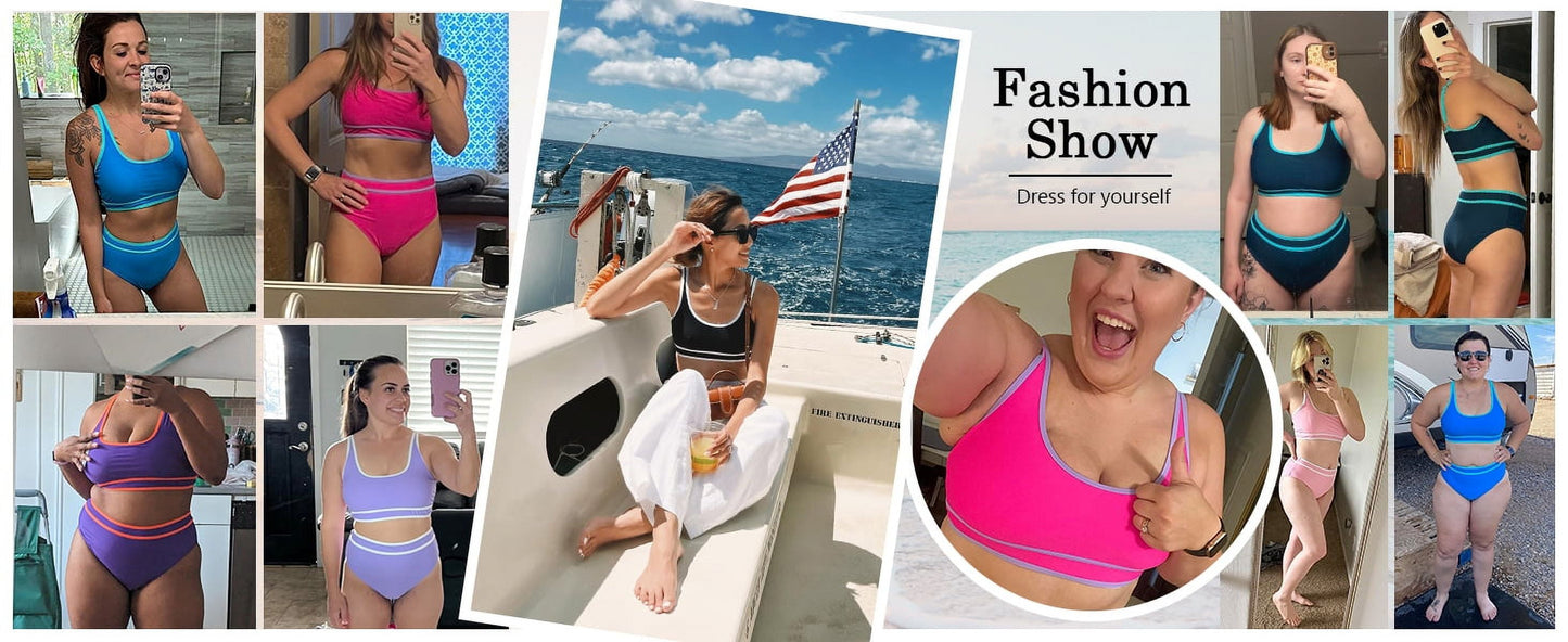 High-Falutin' Bikini Bottoms: The Two-Piece Suit for Splashes and Sassy Sunbathing!