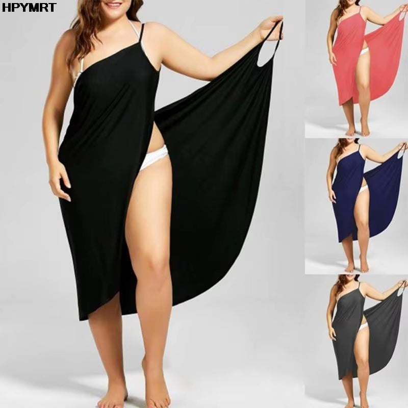 Women'S Dress Strap Beach Skirt Veil Covered Warp Paleo Backless Crossover Swimsuit Women'S 2K Tank Top Women Clothing