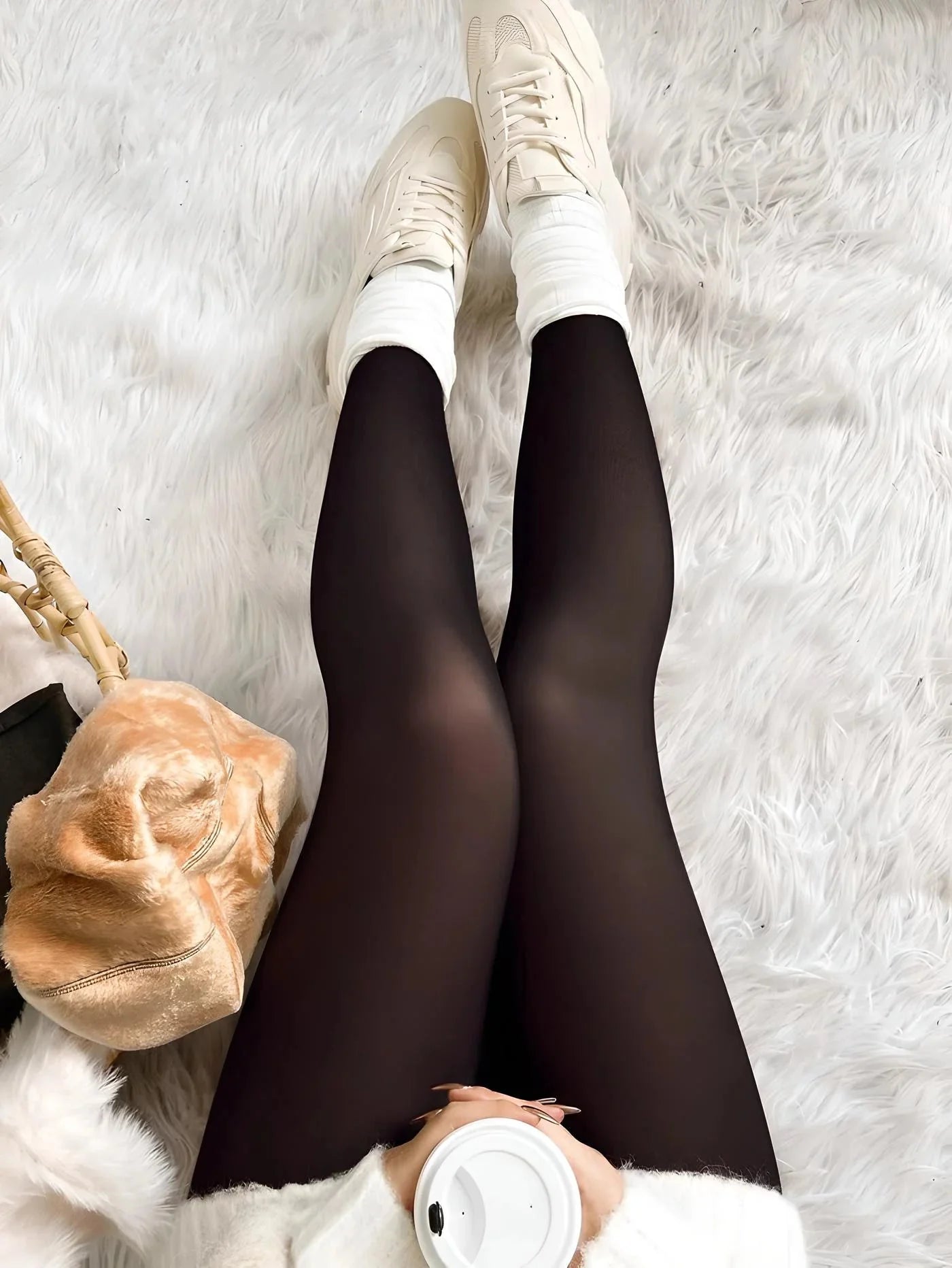 Snuggly Winter Leggings for Ladies - Keeping You Warm While You Channel Your Inner Pile of Cozy Blankets!